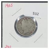 1905 V Nickel 1905 V Nickel