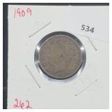 1909 V Nickel 1909 V Nickel