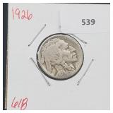 1926 Buffalo Nickel