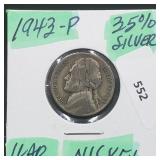 1943-P 35% Silver War Nickel 1943-P 35% Silver War Nickel