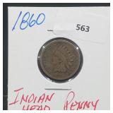 1860 Indian Head Penny One Cent 1860 Indian Head Penny One Cent