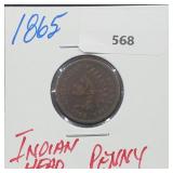 1865 Indian Head Penny One Cent 1865 Indian Head Penny One Cent