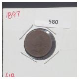 1897 Indian Head Penny One Cent 1897 Indian Head Penny One Cent