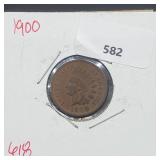 1900 Indian Head Penny One Cent