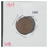 1904 Indian Head Penny One Cent