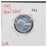 1943 Steel War Penny One Cent 1943 Steel War Penny One Cent