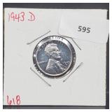 1943-D Steel War Penny One Cent 1943-D Steel War Penny One Cent