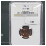 NGC 1952 PF68RD Wheat Penny One Cent NGC 1952 PF68RD Wheat Penny One Cent