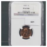 NGC 1953 PF67RD Wheat Penny One Cent