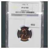 NGC 1955 PF67RD Wheat Penny One Cent NGC 1955 PF67RD Wheat Penny One Cent