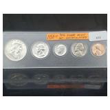 1958-D 90% Silver UNC Mint Set