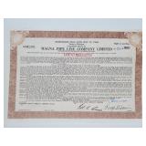 Magna Pipeline Company Ltd Stock Certificate Magna Pipeline Company Ltd Stock Certificate