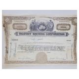 Falstaff Brewing Common Stock Certificate Falstaff Brewing Common Stock Certificate