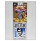 MLB Legends 24KT Gold Layered Babe Ruth Quarter