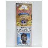 MLB Legends 24KT Gold Layered Hank Aaron Quarter