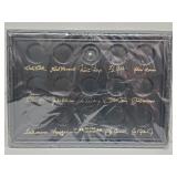 MLB Legends 24KT Gold Layered Quarter Display