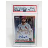 2019 Topps Chrome Daniel Poncedeleon RC AUTO PSA10