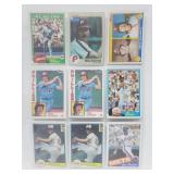 18 Baseball Cards Schmidt,Strawberry,Carlton,etc