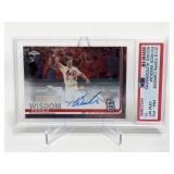 2019 Topps Chrome Patrick Wisdom RC AUTO PSA 10