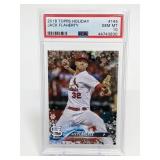2018 Topps Holiday Jack Flaherty #145 PSA 10