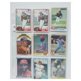 18 Baseball Cards Smith,Murray,Bench,etc