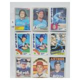 18 Baseball Cards Brett,Ryan,Henderson,etc