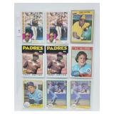 18 Baseball Cards Tony Gwynn & George Brett