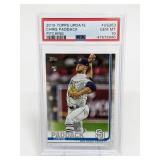2019 Topps Update Chris Paddack Pitching PSA 10