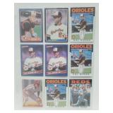 11 Baseball Cards Ripken Jr,Rose,Schmidt,etc