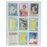 11 Baseball Cards Bench,Rose,Palmer,etc