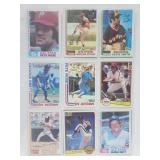 13 Baseball Cards Rose,Ryan,Brett,etc