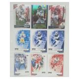 15 Football Cards Brady,Johnson,Green,etc