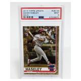 2019 Topps Update Adam Haseley Gold #US139 PSA 9