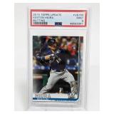 2019 Topps Update Keston Hiura Batting PSA 9