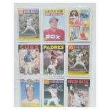 18 Baseball Cards Fisk,Ripken,Raines,etc