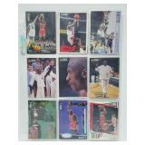 18 Basketball Cards Oneal,Jordan,McGrady,etc