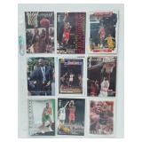 18 Basketball Cards Jordan,Bird,Mutombe,etc