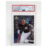 2018 Bowman Platinum Luis Robert Prospects PSA 8