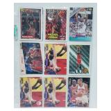 17 Basketball Cards Jordan,Pippen,Robinson,etc