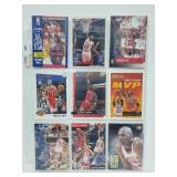 18 Basketball Cards Jordan,Erving,Durant,etc