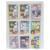 18 Baseball Cards Morgan,Yount,Molitor,etc