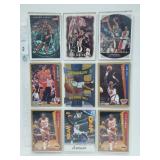 18 Basketball Cards Iverson,Ewing,Pippen,etc