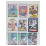 17 Baseball Cards Yount,Palmer,Gooden,etc