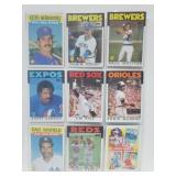 18 Baseball Cards Molitor,Rice,Seaver,etc
