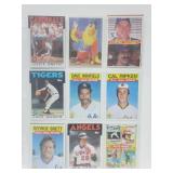 18 Baseball Cards Ripken,Carew,Griffey,etc