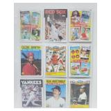 18 Baseball Cards Rose,Fisk,Rice,etc