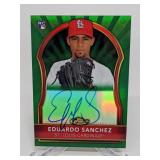 178/199 2011 Topps Finest Eduardo Sanchez RC AUTO