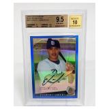 2009 Topps Chrome Everth Cabrera AUTO Beckett 9.5