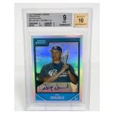 2007 Bowman Chrome R. Will Venable AUTO Beckett 9