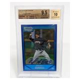 2007 Bowman Chrome Emmanuel Burriss AU Beckett 9.5